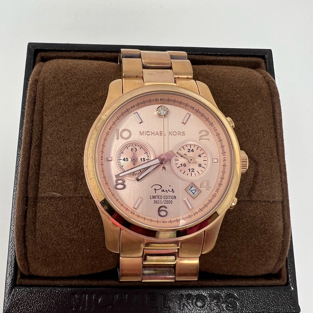 Michael kors limited Paris rose gold watch